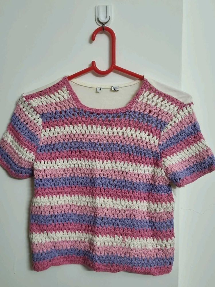 Multicolur Knitted Top