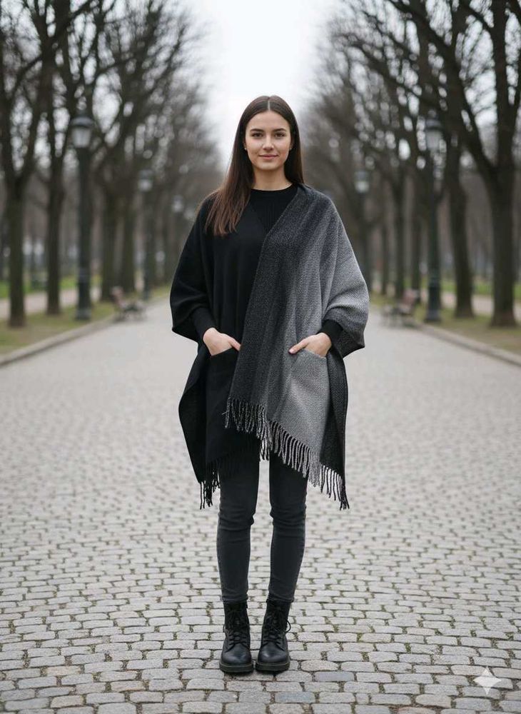 Stylish Ombre shrugs Without Pockets