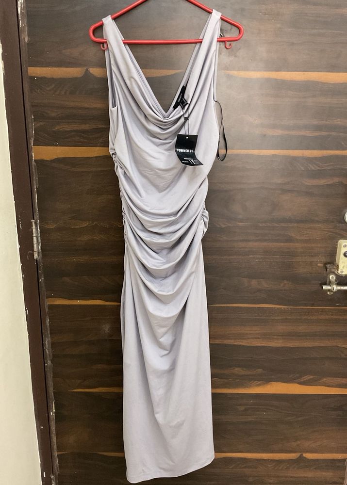 Forever 21 Elegant Grey Dress