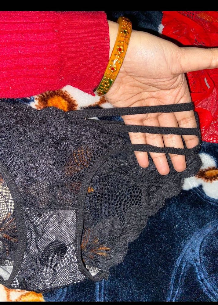 Designer Black Net Breif