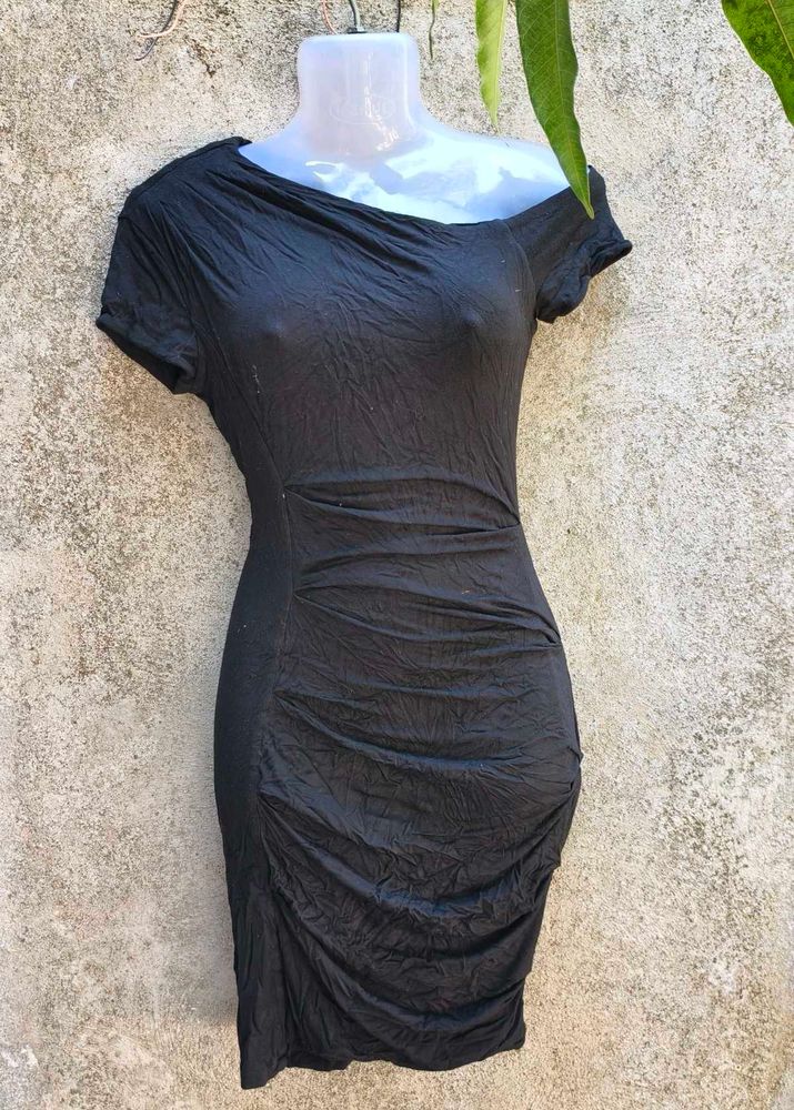 N. BEBE SEXY BLACK BODYCON