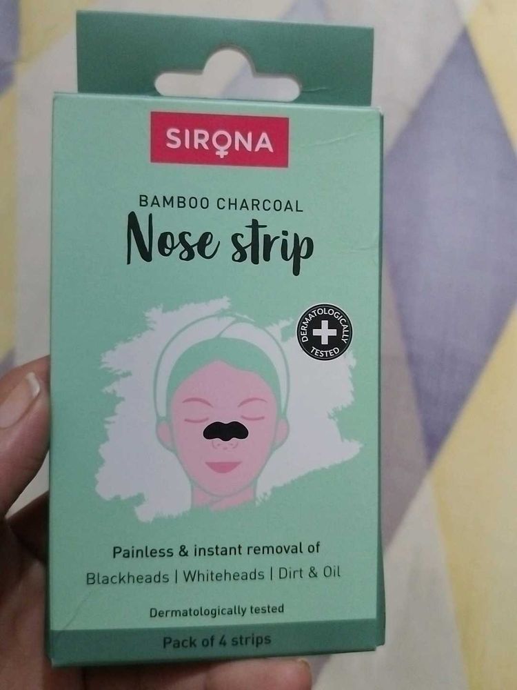 Sirona Bamboo charcoal Nose Strips Pack Of 4