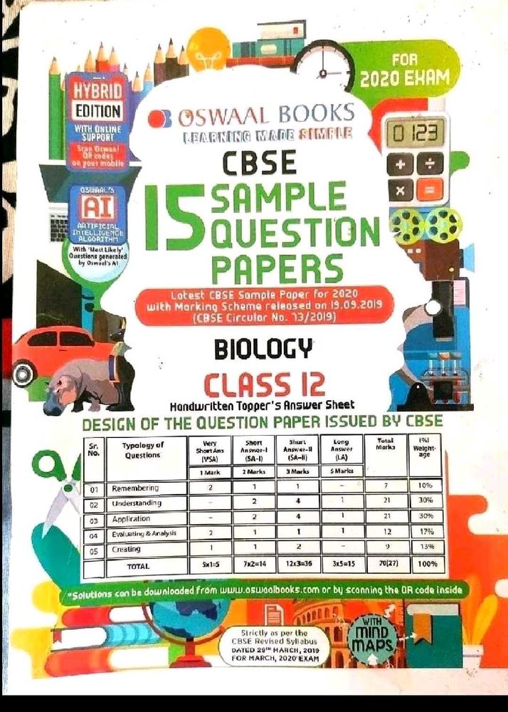 CBSE Biology Class 12 Sample Papers