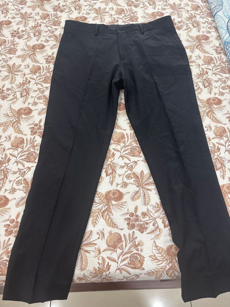 Louis Philippe Black Pants