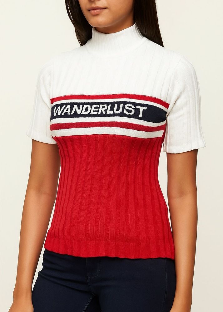 Knit Turtleneck Top