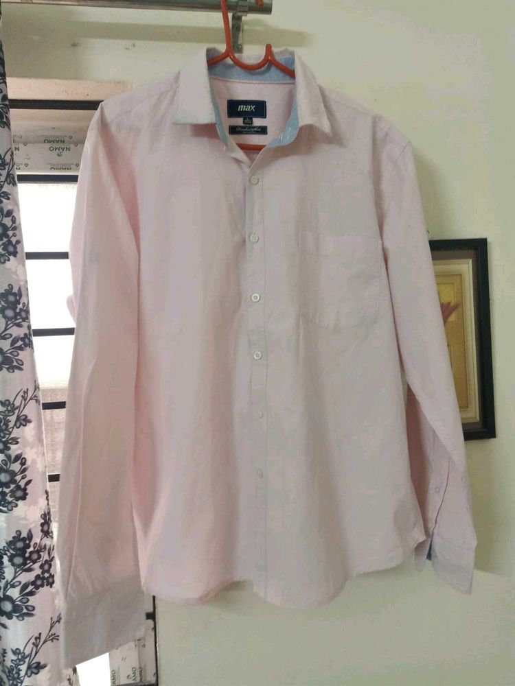 Mens Max Pink Formal Shirt