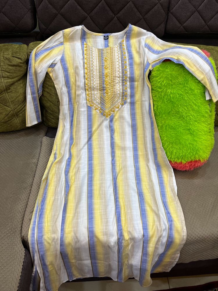 New L Size Straight Kurti (never Used)