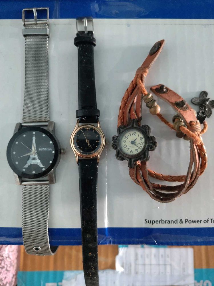 299 Closet Sale🔥3 Mixed Women's Watches working