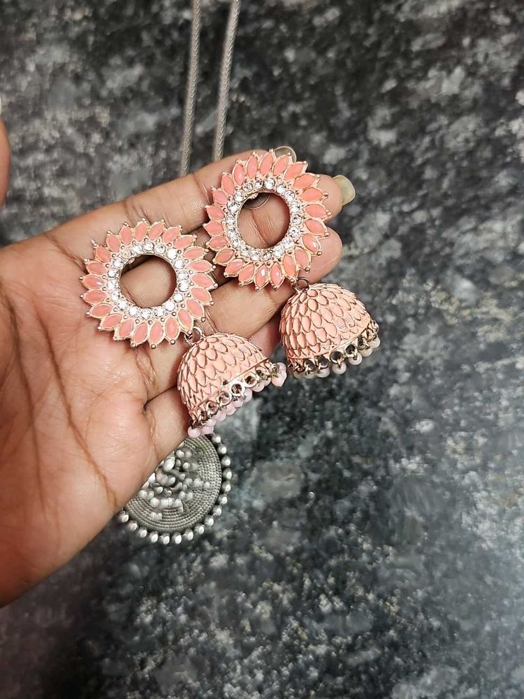 Cute Earrings With Chain