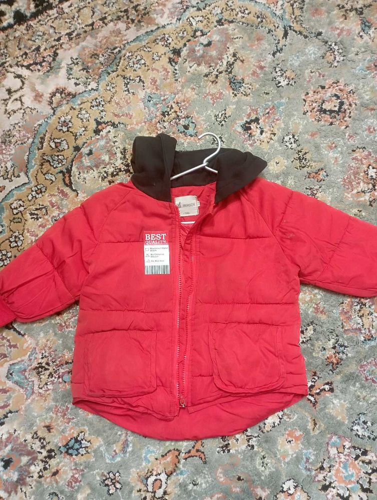 Choose One Cute Red And Green Puffer Jacket