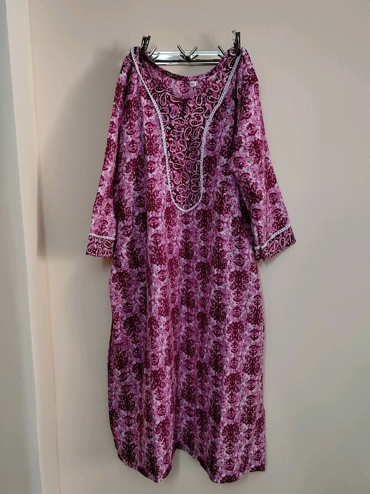 Vintage Floral Print Dress