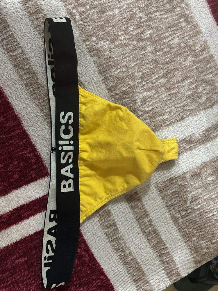 Basics Yellow Jockstrap