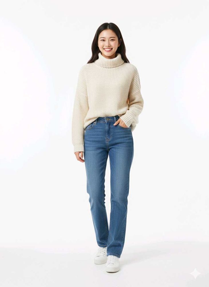 Korean Straight Jeans