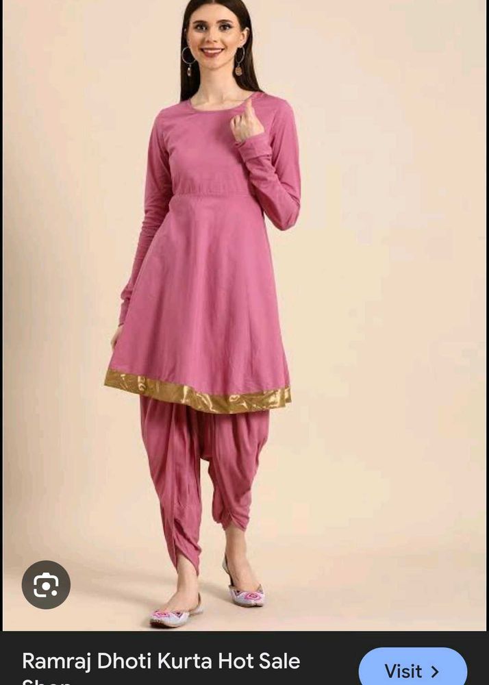 Umbrella Cut Top With Full Hands Doti Model Pant