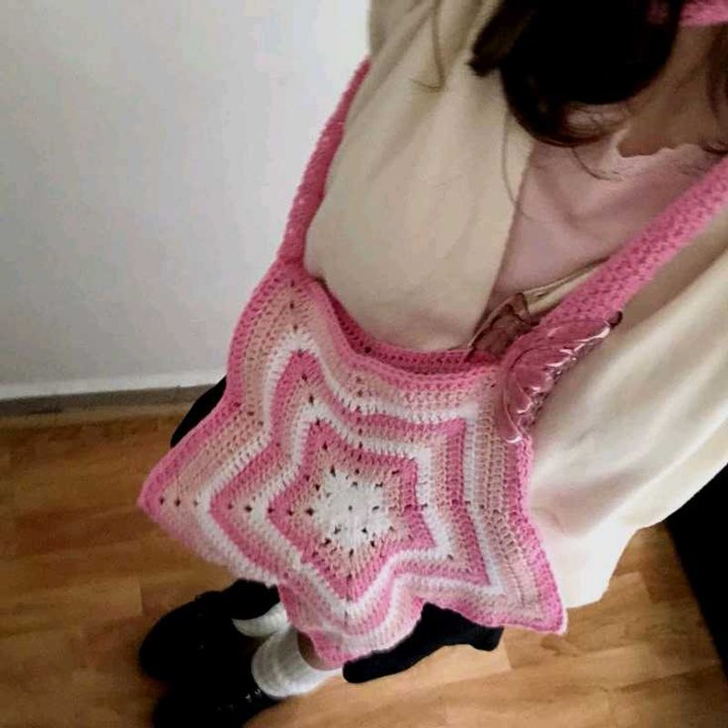 ᯽ ݁˖⋆˙⟡Crochet Star Bag᯽ ݁˖⋆˙⟡