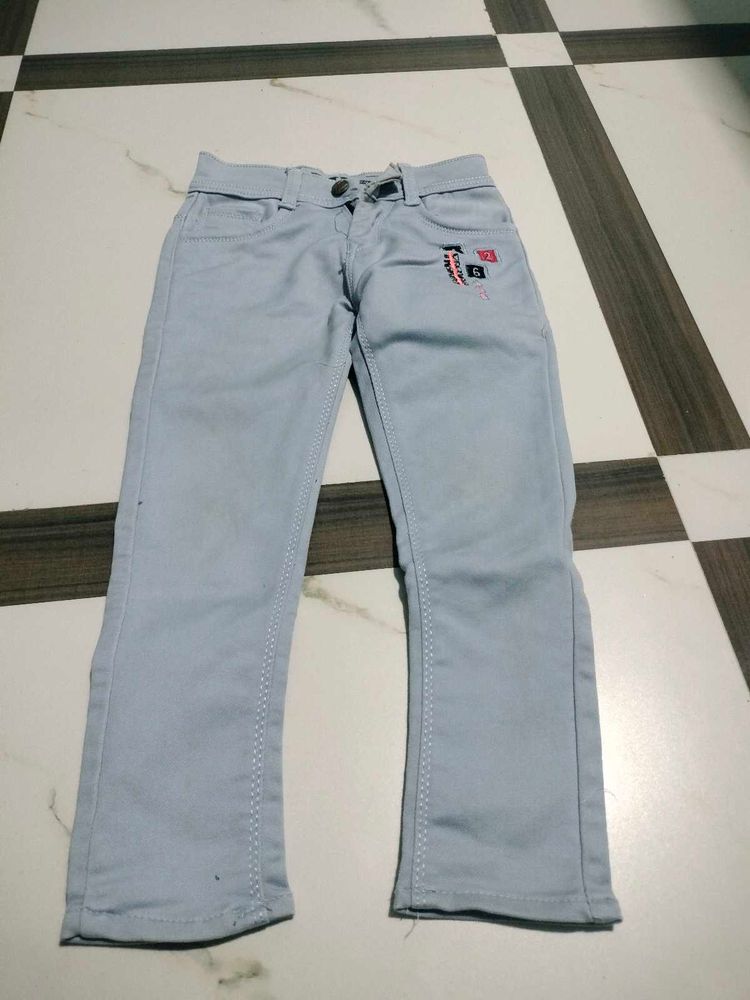 Light Grey Jeans Shirt