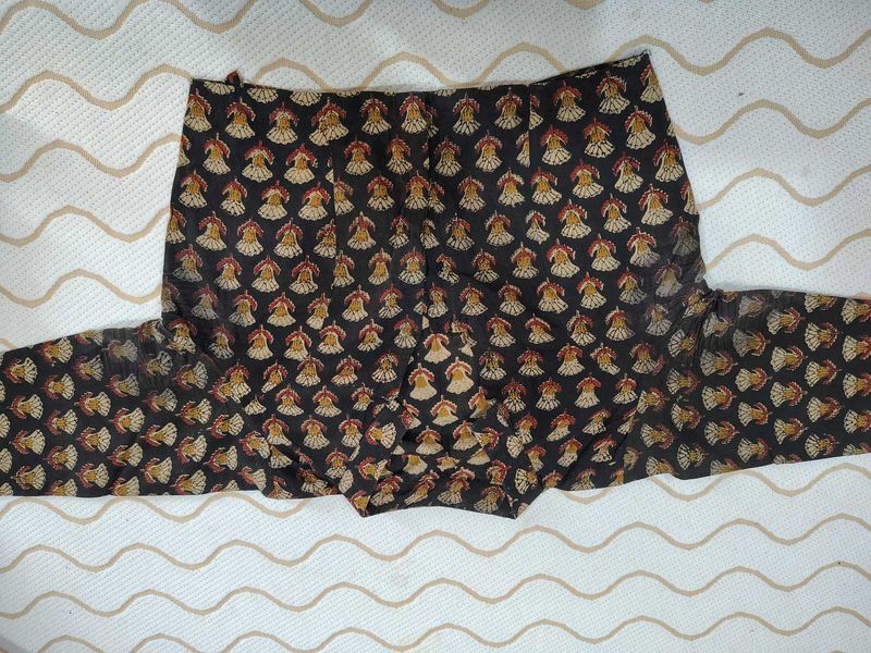 Ethnic Print collar blouse