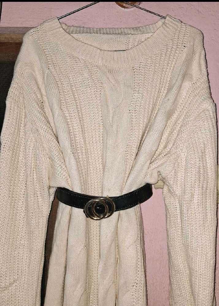 Woolen Bodycon Dress👗