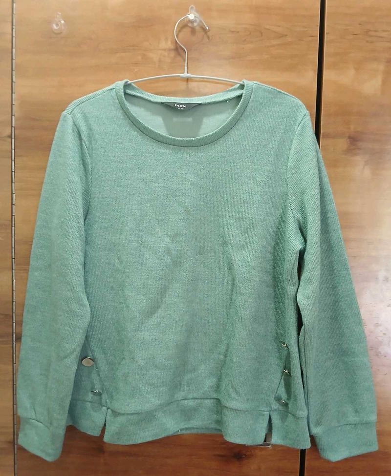 Sea Green Long Sleeve Winter Top
