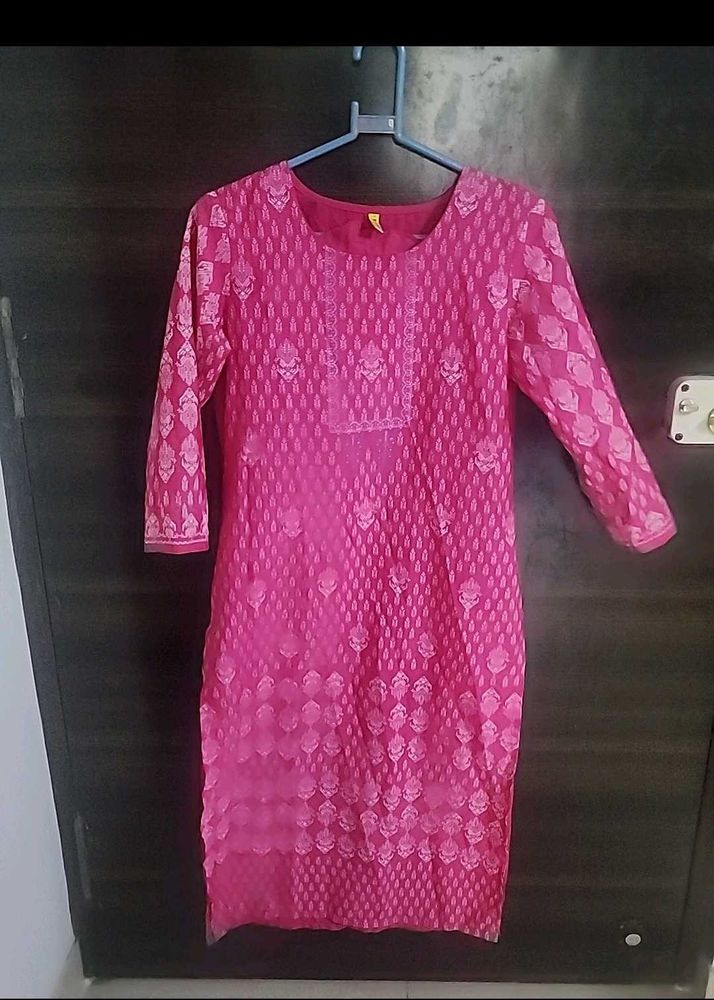 Pink Kurta