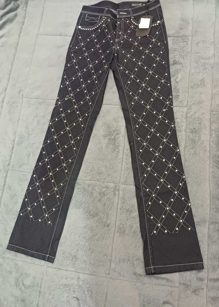 Designer Jeans with embroidery