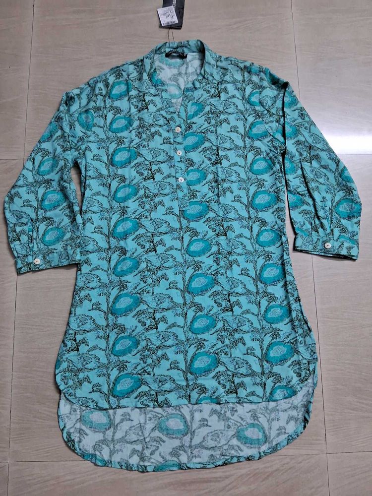 Floral Print Tunic Top