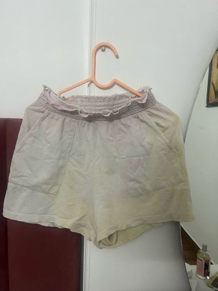 Tie dye lounge shorts