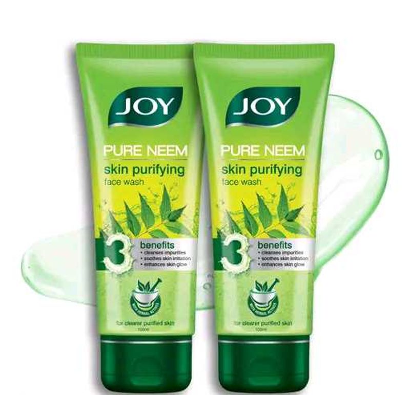 Skin Purifying Joy Neem Face Wash Pack Of 2