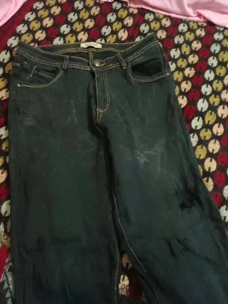 Dark Blue Denim Jeans