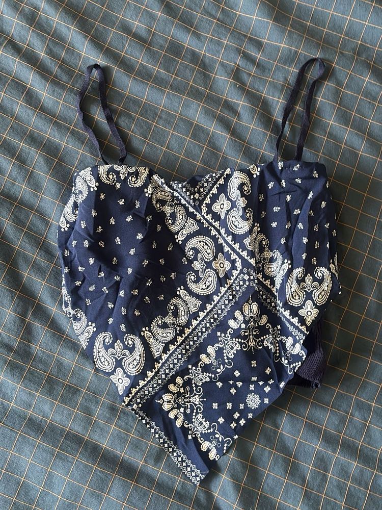Bandana Print Cami Top