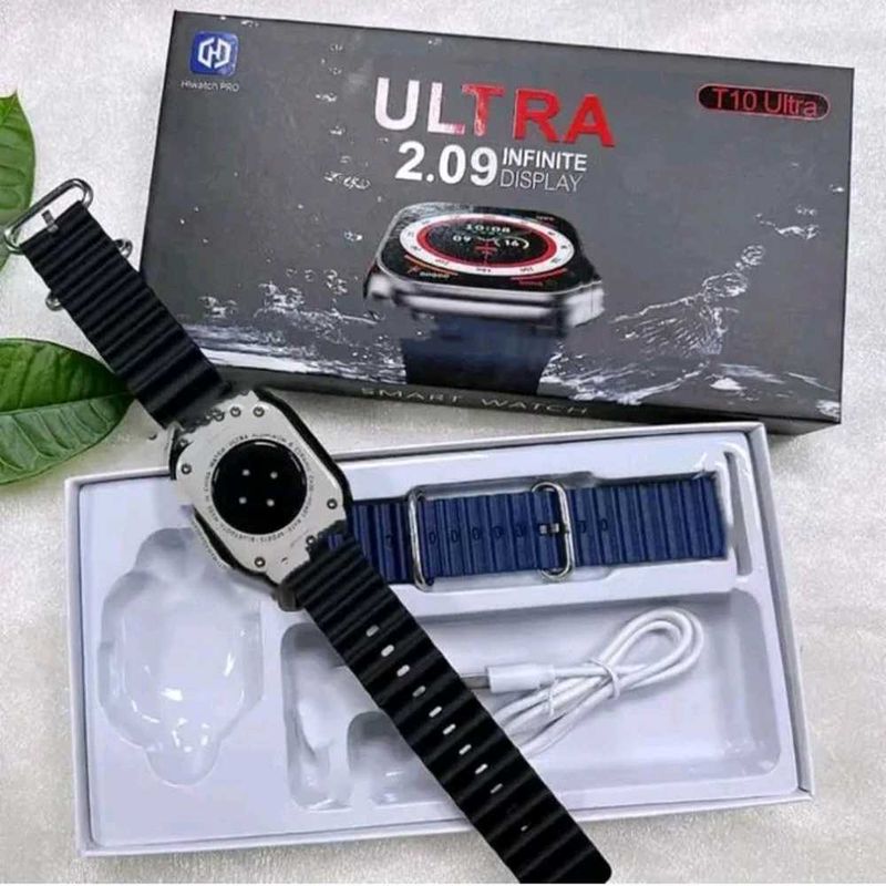 Smart Watch with Charger  ( White )( Free Deliver)