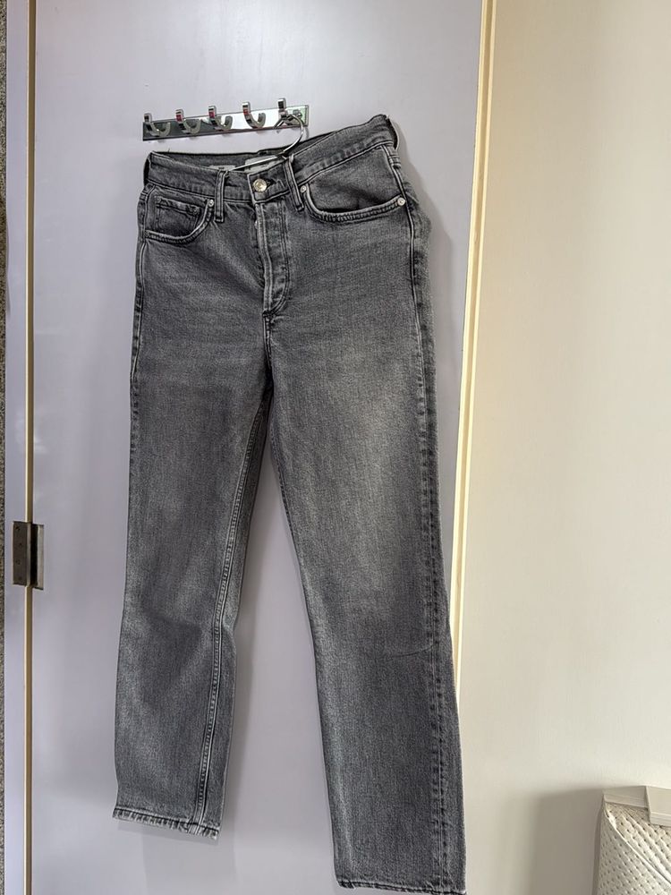 Grey Wash Denim Jeans