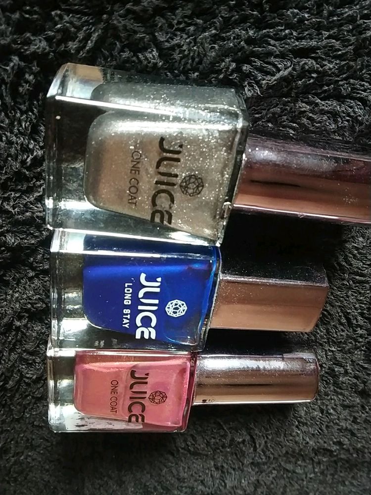 3 Set Of New Juice Nailpolish