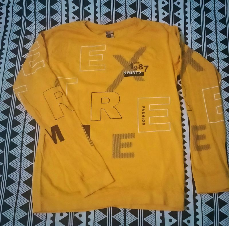 Full Sleeve T-shirt - Yellow