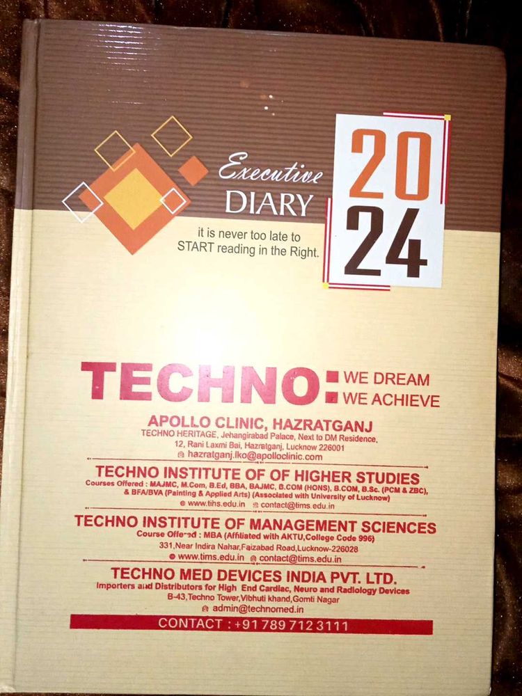 Combo Of Two Dairy 2024 And Pocket Diary