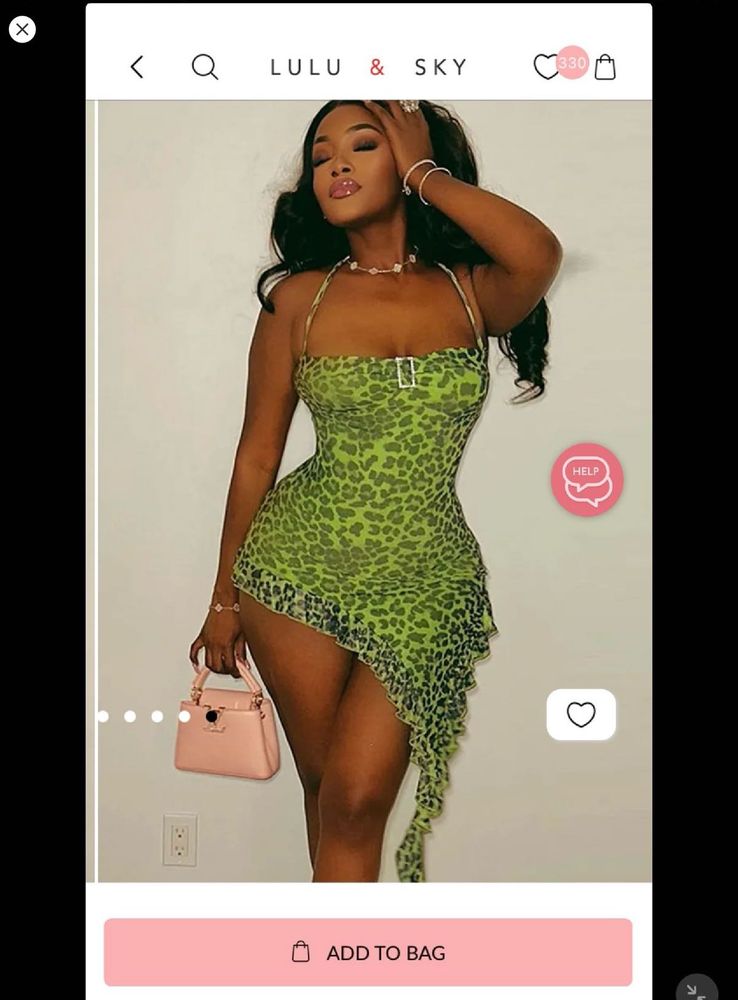Lulu &amp; Sky Green Dress