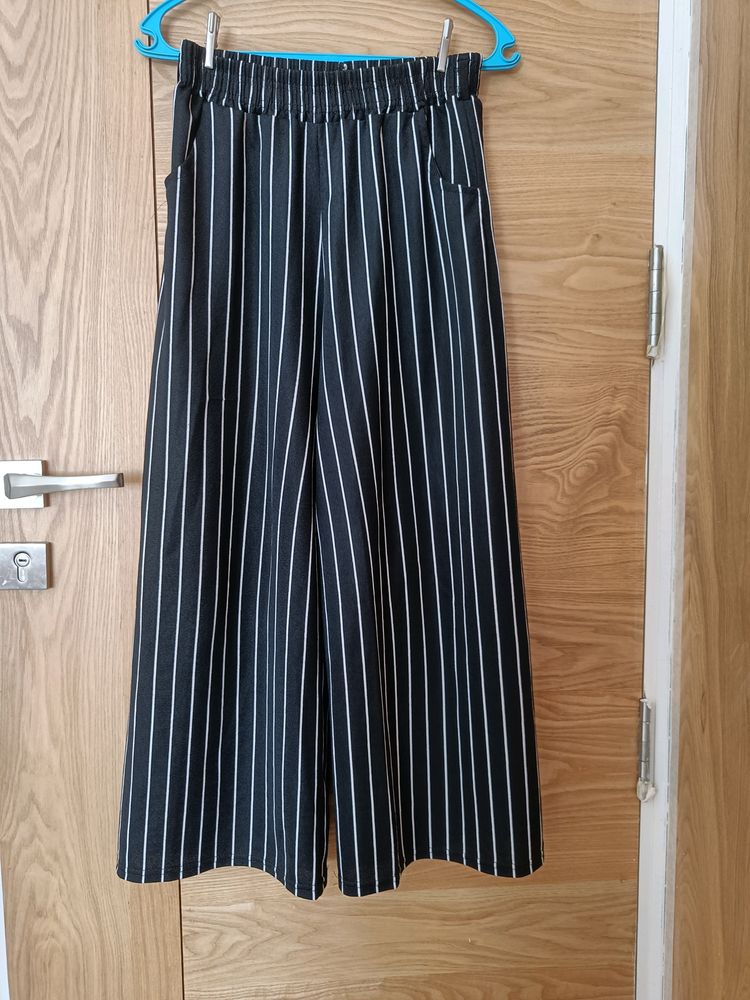 Wide Leg High Waist Casual Pants