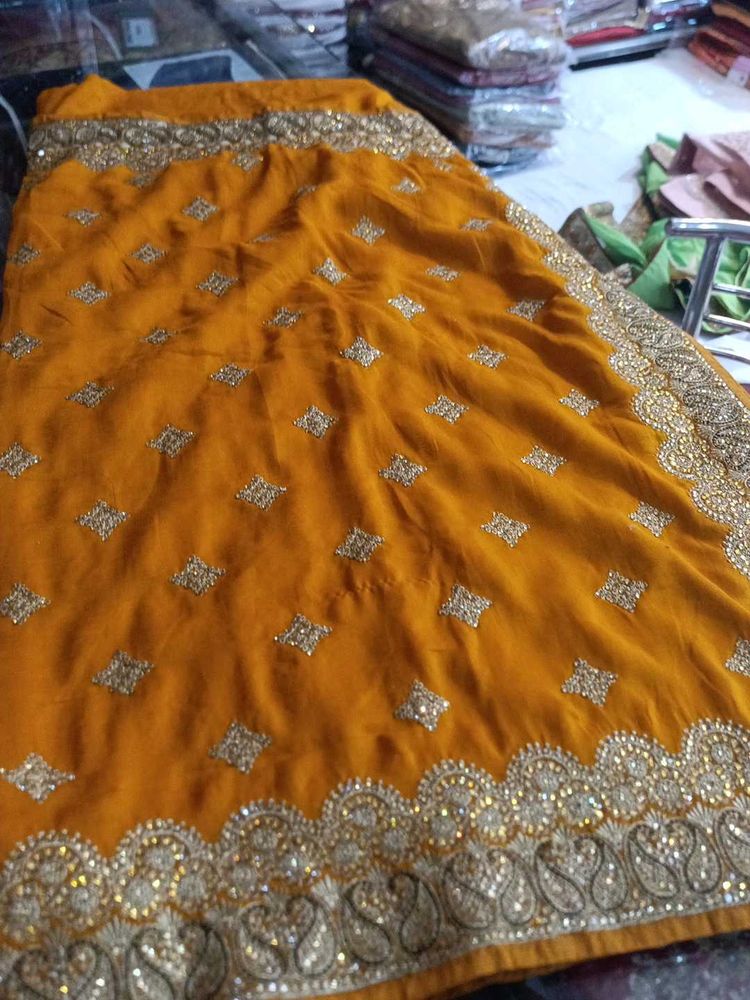Elegant Embellished Saree