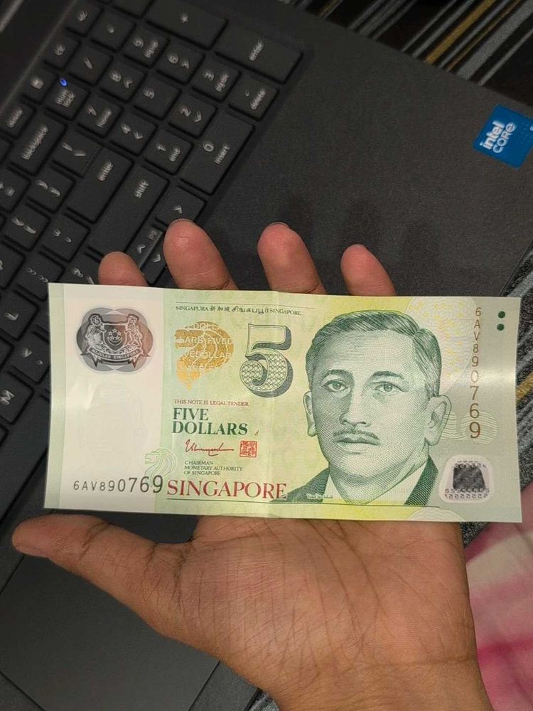 Singapore 5$ Note