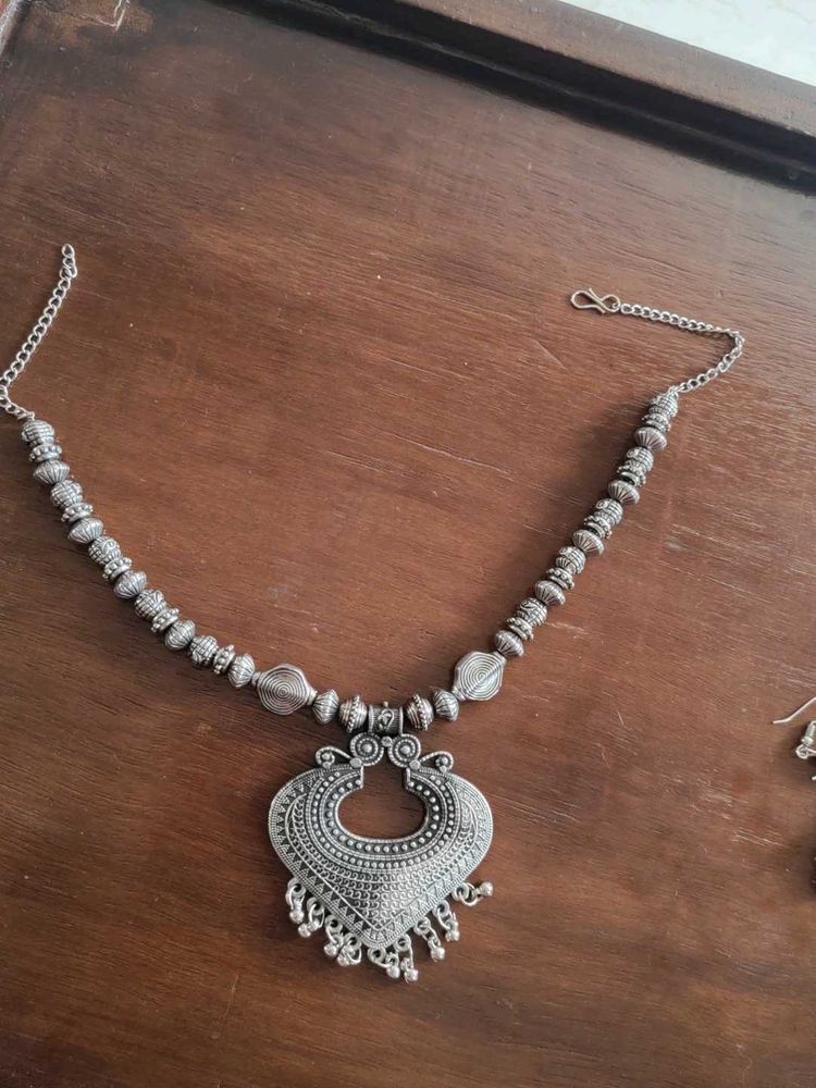 Boho Heart Pendant Necklace