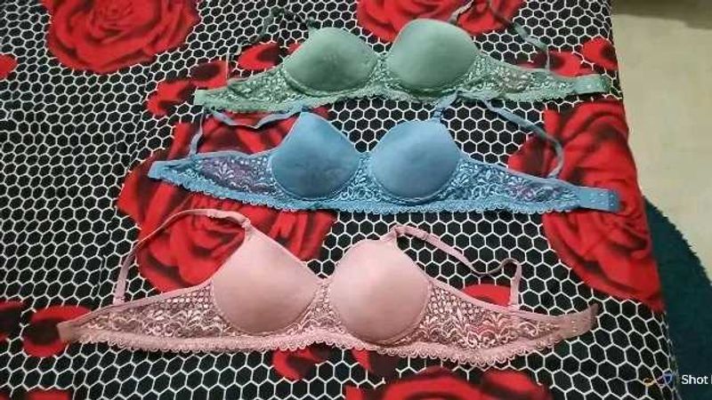 Set Of 3 Stylish Comfortable Bra