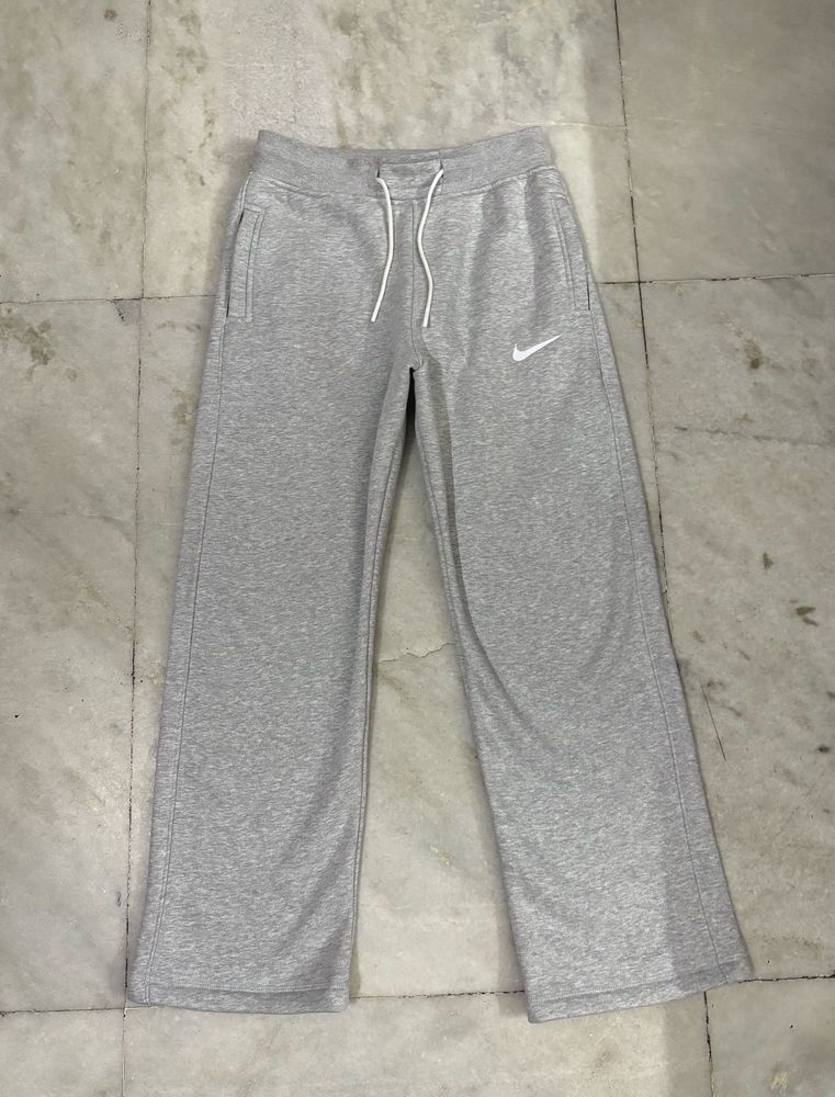 Nike Grey Melange Straight Fit Sweatpants
