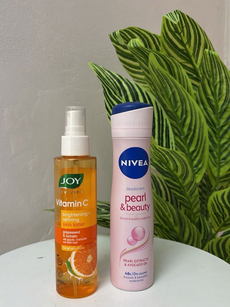 Joy Vitamin C Toner &amp; Nivea Deodorant