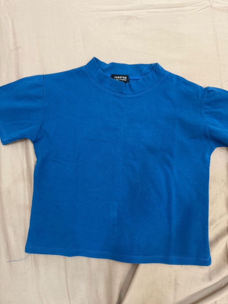 Blue Forever 21 Top