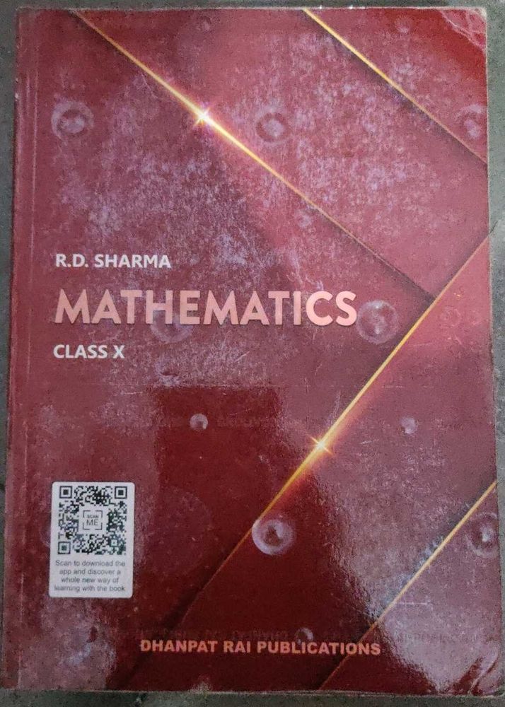 RD Sharma For Class 10 With MCQ Book