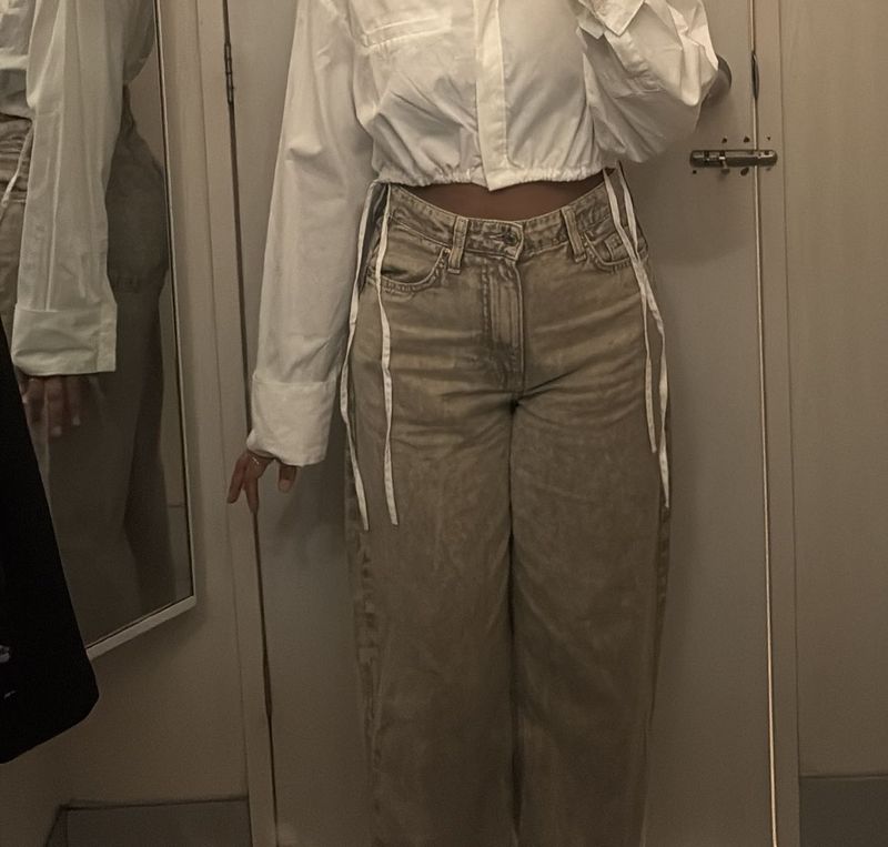 H&amp;M High Waist Denim Jeans