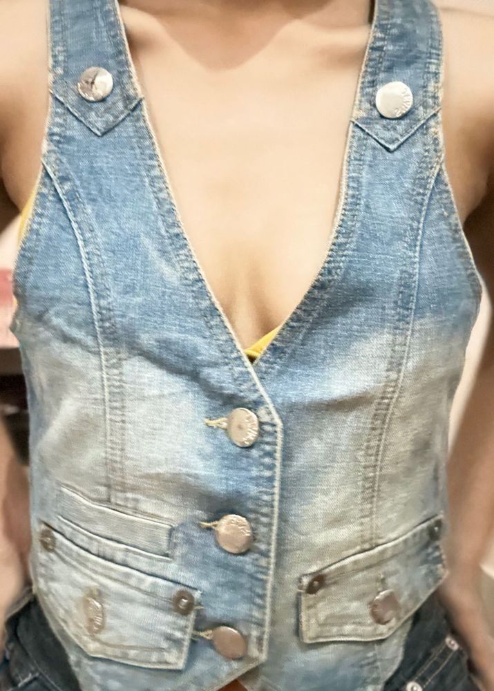 Vintage Denim Vest