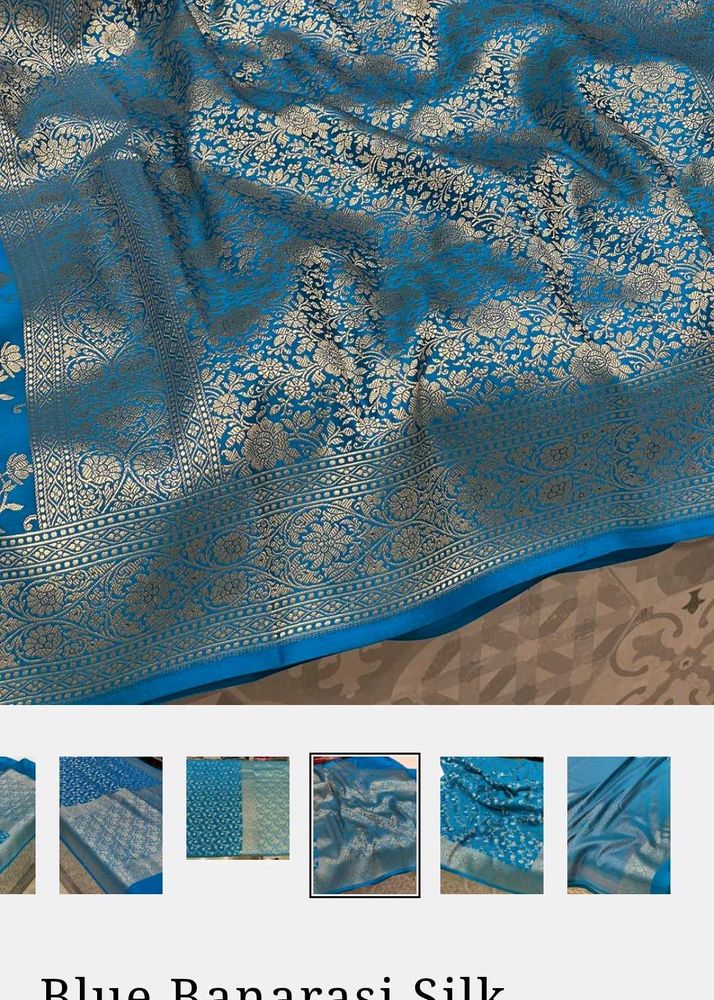 PURE BANARSI KATAN  SILK SAREE WITH BLOUSE