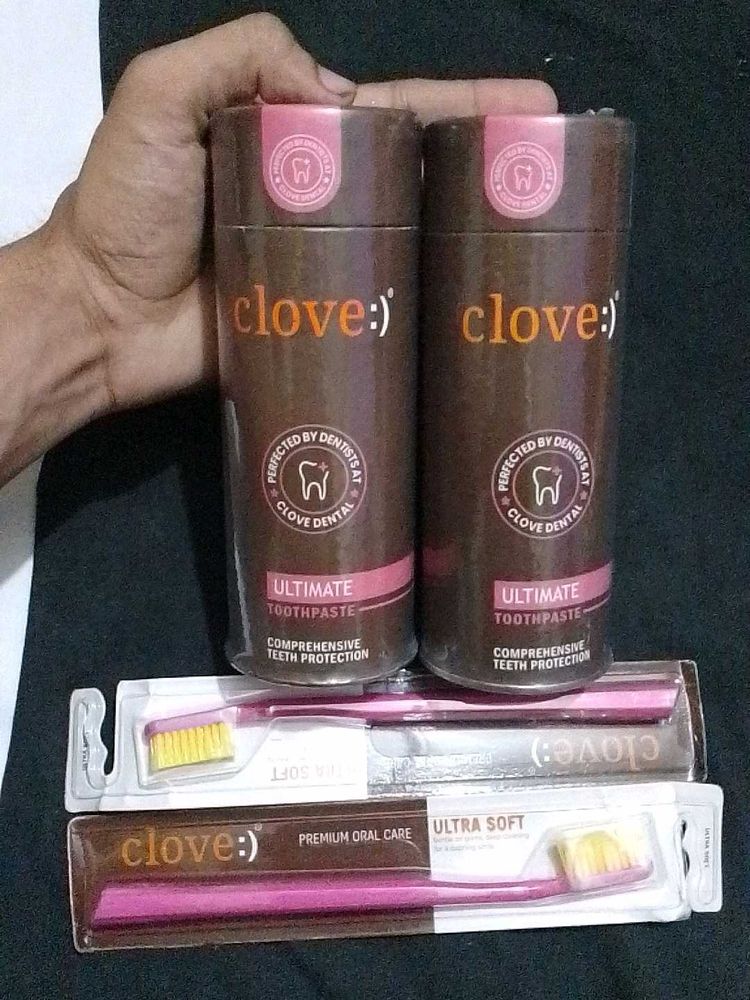 Clove Toothpaste &amp; Brush Set