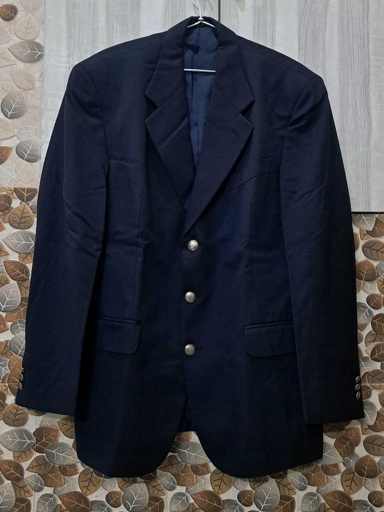 Classic Navy Blue Blazer
